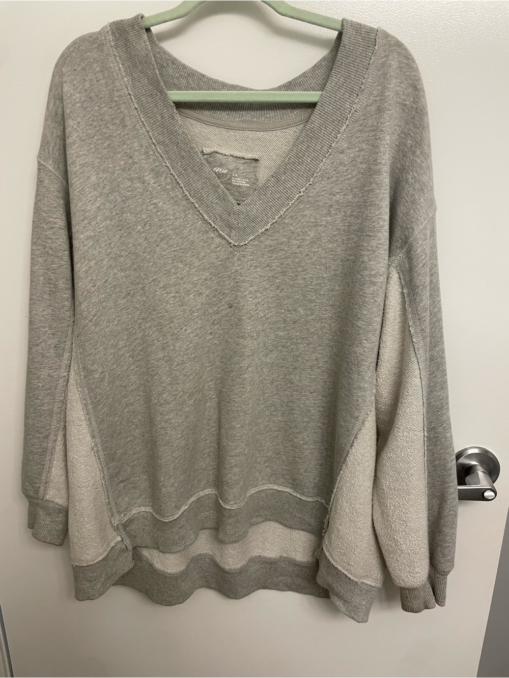 aerie Heather Gray Crewneck Sweatshirt